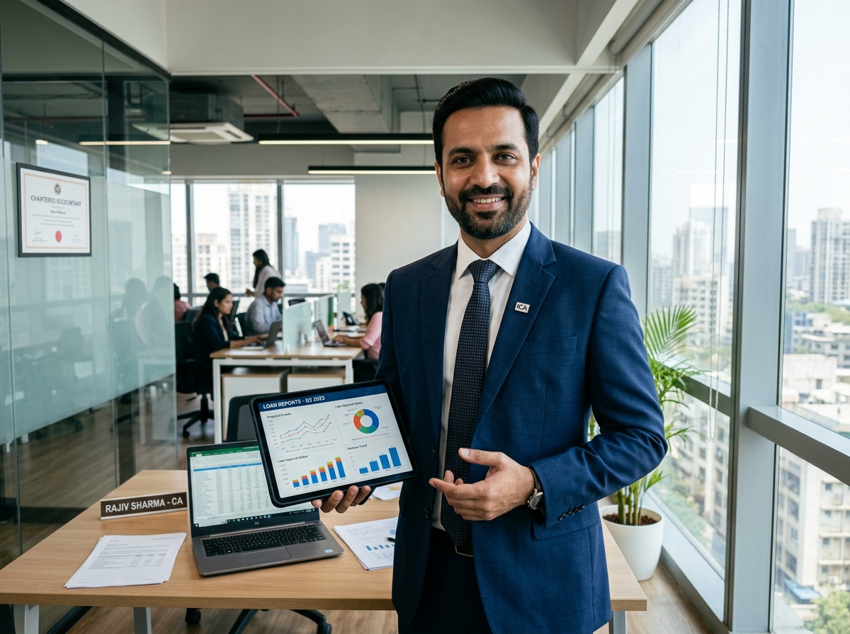 Aura Financial AI Loan Analysis Dashboard for Bankers and DSAs
